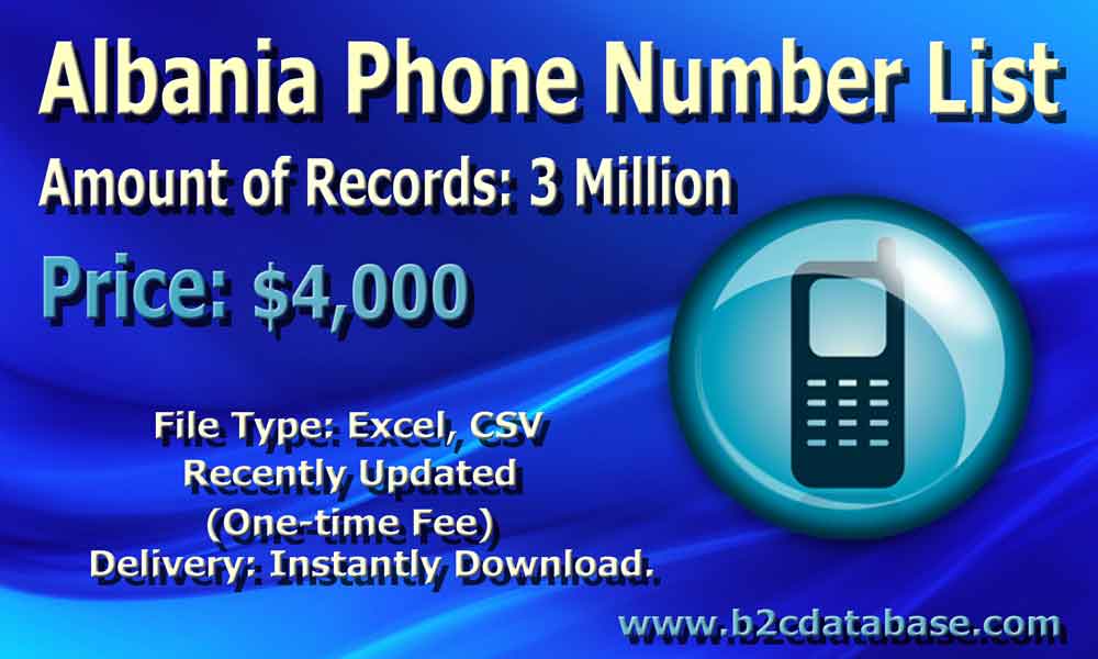 Albania Phone Number List