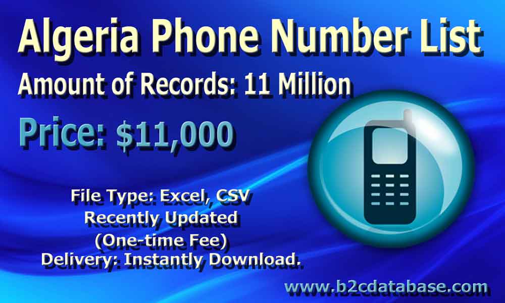 Algeria Phone Number List