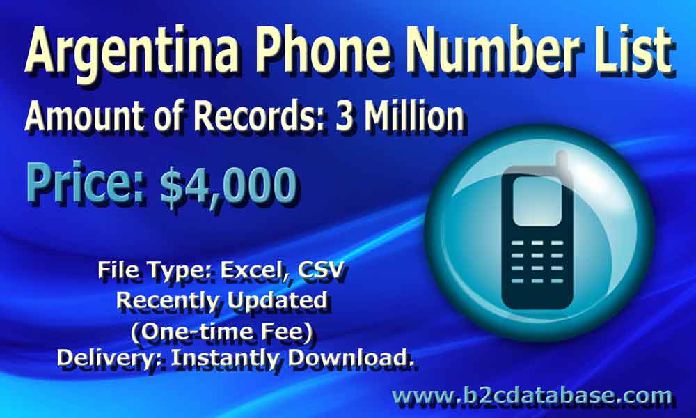 Argentina Phone Number List