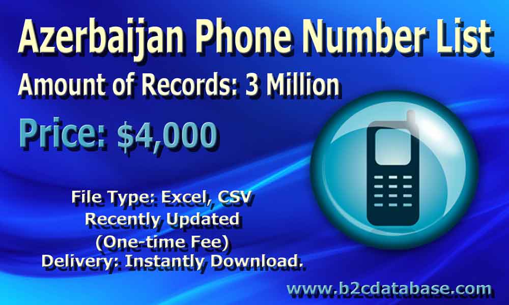 Azerbaijan Phone Number List