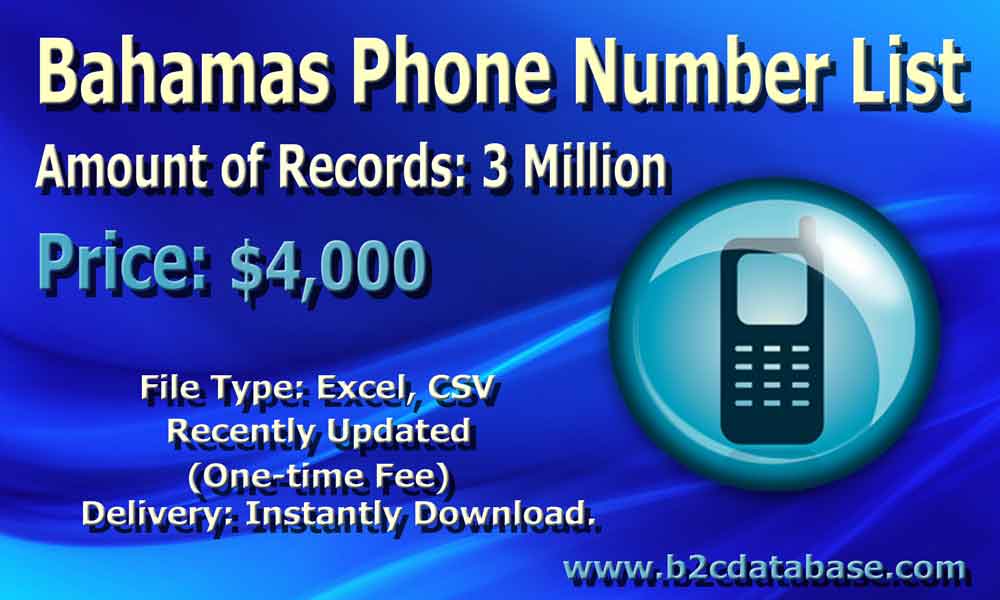 Bahamas Phone Number List