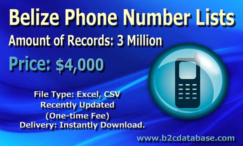 Belize Phone Number Lists