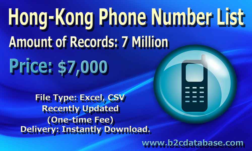 Hong-Kong Phone Number List