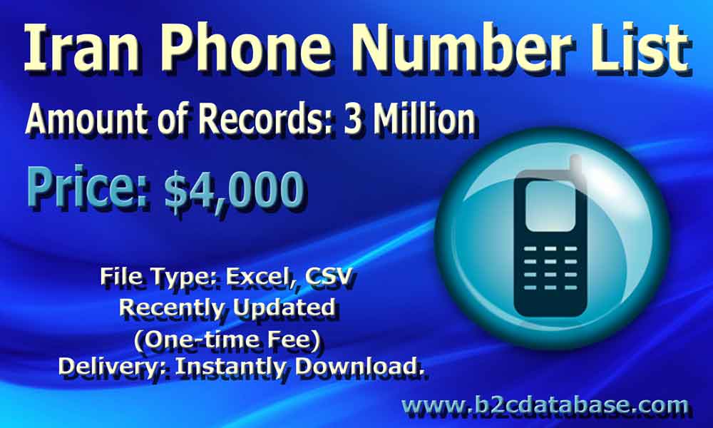 Iran Phone Number List