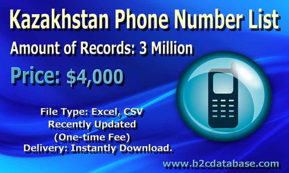 Kazakhstan Phone Number List