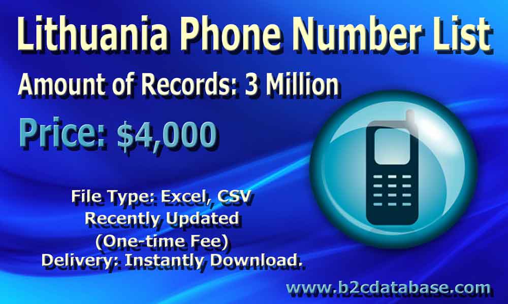 Lithuania Phone Number List