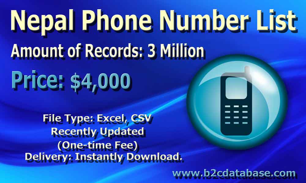 Nepal Phone Number List
