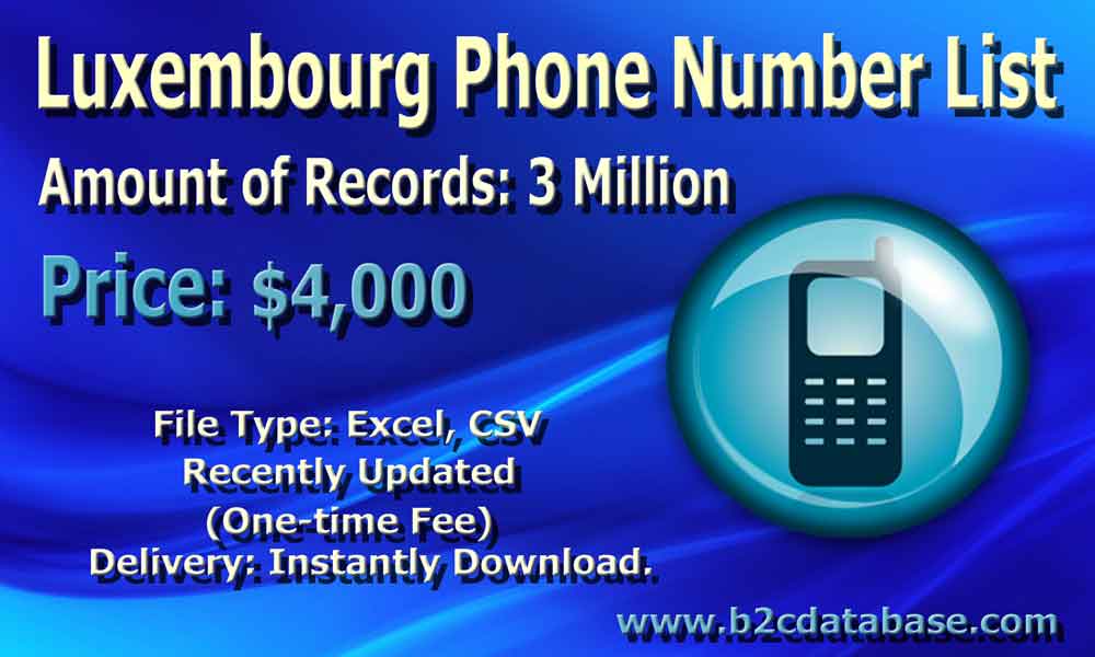 Luxembourg Phone Number List