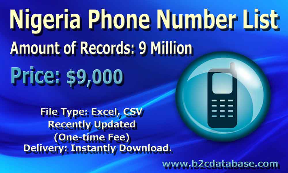 Nigeria Phone Number List
