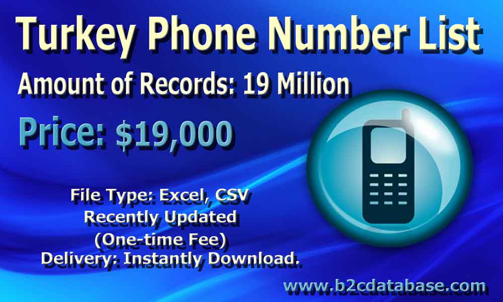 Turkey Phone Number List