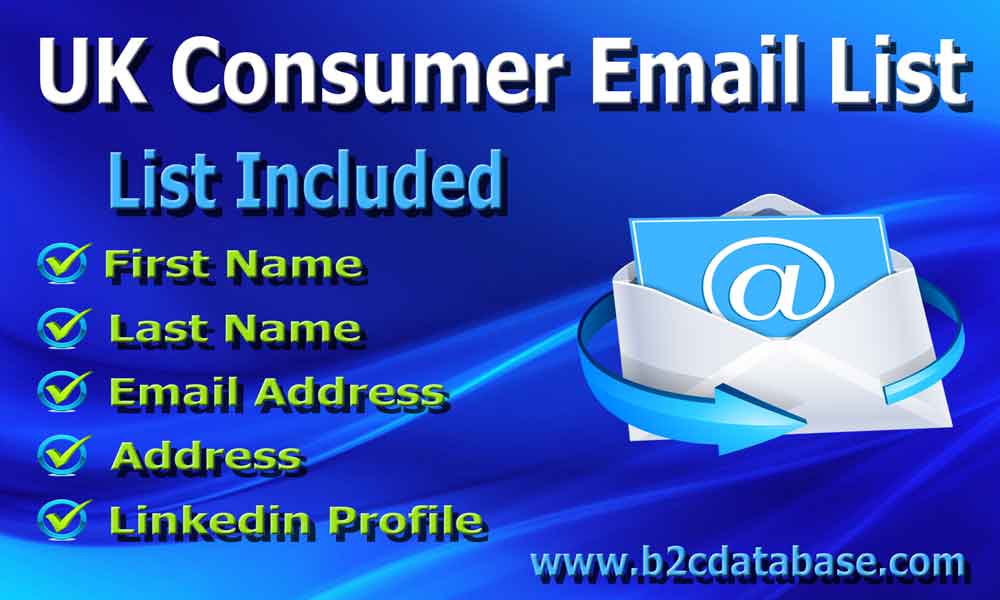 UK Consumer Email List