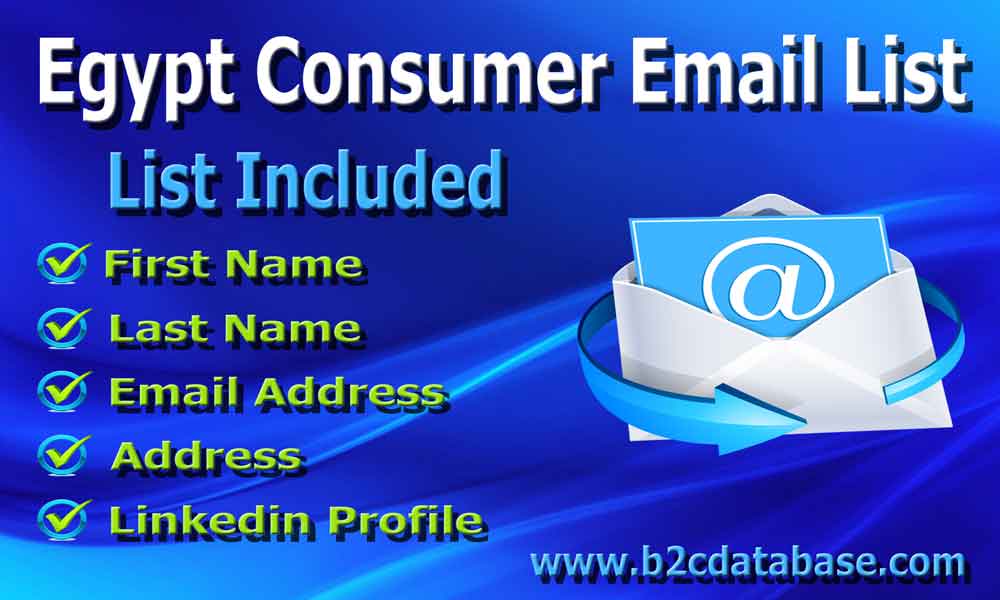 Egypt Consumer Email List