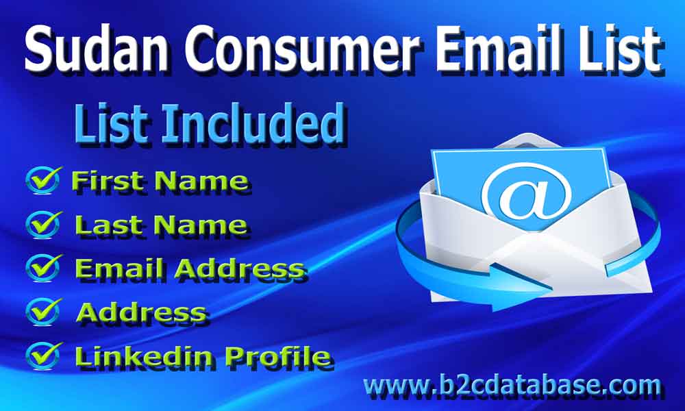 Sudan Consumer Email List
