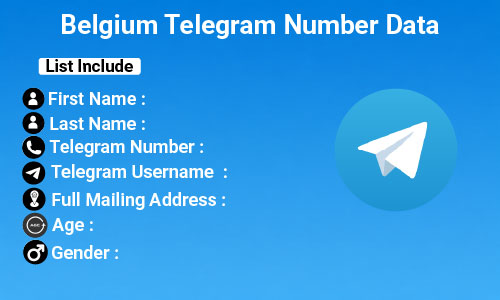 Belgium Telegram Number Data
