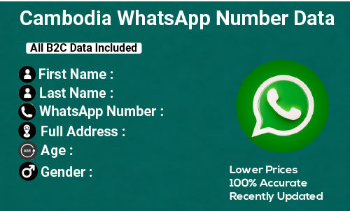 Cambodia WhatsApp Number Data