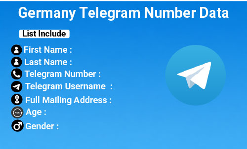 Germany Telegram Number Data