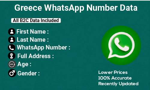 Greece WhatsApp Number Data