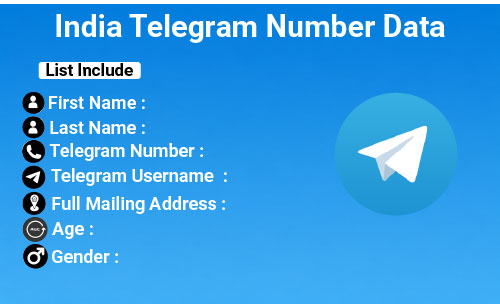 India Telegram Number Data