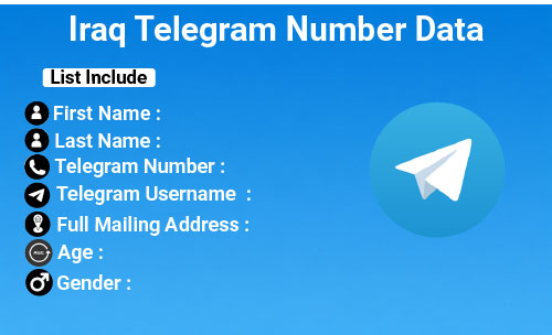 Iraq Telegram Number Data
