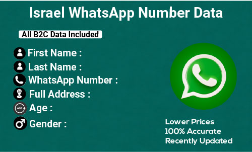 Israel WhatsApp Number Data