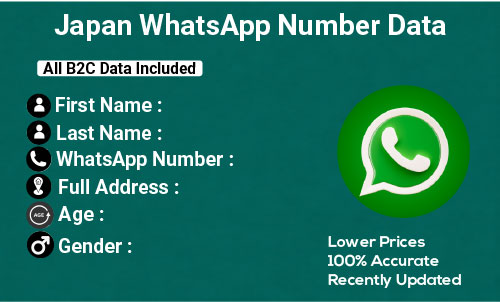 Japan WhatsApp Number Data