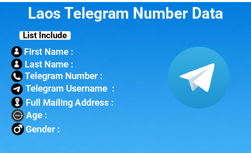 Laos Telegram Number Data