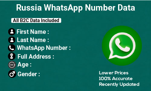 Russia WhatsApp Number Data
