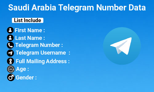 Saudi-Arabia Telegram Number Data