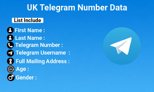 UK Telegram Number Data