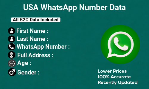 USA WhatsApp Number Data